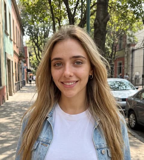 La foto que subió: tomada con el celular en la calle